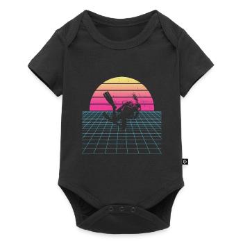 Scuba Diver Diver Plongée sous-marine Scuba Diver - Body à manches courtes Premium Bébé - noir - Devant