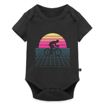 Cycliste de route Vélo de route Hommes Vélo de route Femmes - Body à manches courtes Premium Bébé - noir - Devant