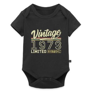 Legend since 1978 Born 1978 Birthday 46 years old - Baby Premium short-sleeve bodysuit - black - Front