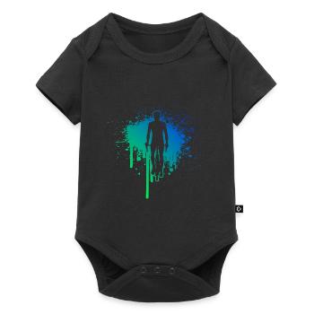 Vélo VTT Vélo VTT Femme Vélo Vélo - Body à manches courtes Premium Bébé - noir - Devant