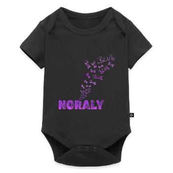 Noraly - Baby Premium short-sleeve bodysuit - black - Front