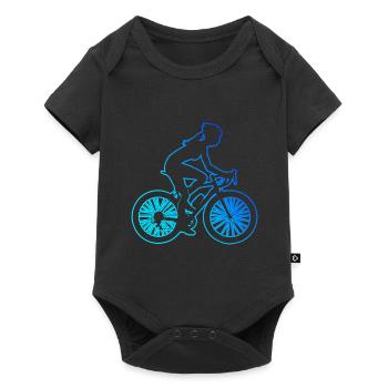 Vélo VTT Vélo Femmes Cyclisme - Body à manches courtes Premium Bébé - noir - Devant
