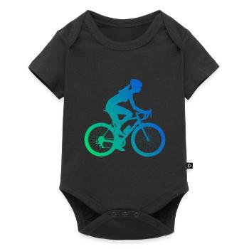 Cyclisme VTT Vélo Vélo Homme - Body à manches courtes Premium Bébé - noir - Devant