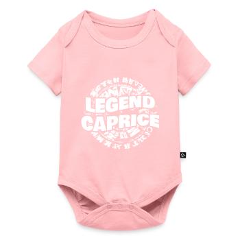 Mrs. Caprice - Baby Premium short-sleeve bodysuit - rose - Front