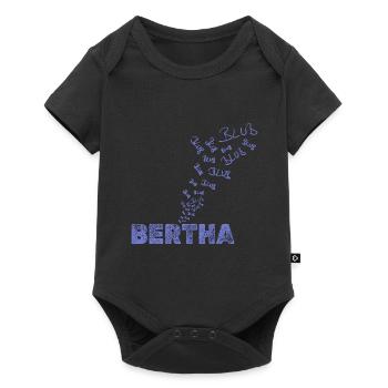 Voile Bertha - Body à manches courtes Premium Bébé - noir - Devant