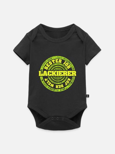 Job Lackierer - Baby Premium Kurzarmbody - Schwarz
