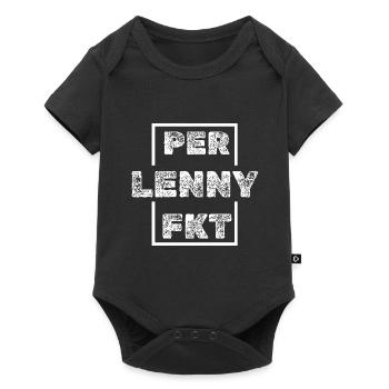 Lenny - Baby Premium short-sleeve bodysuit - black - Front