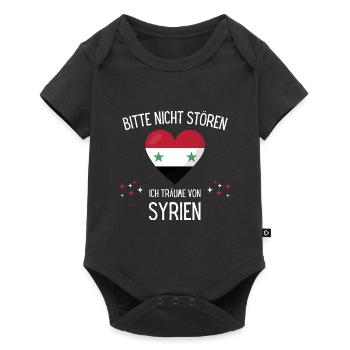 Bitte Nicht Stören Ich Träume Von Syrien - Baby Premium Kurzarmbody - Schwarz - Vorne