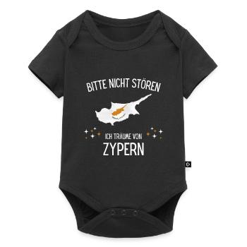 Bitte Nicht Stören Ich Träume Von Zypern - Baby Premium Kurzarmbody - Schwarz - Vorne
