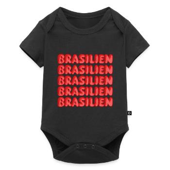 Gift for Brazil - Baby Premium short-sleeve bodysuit - black - Front