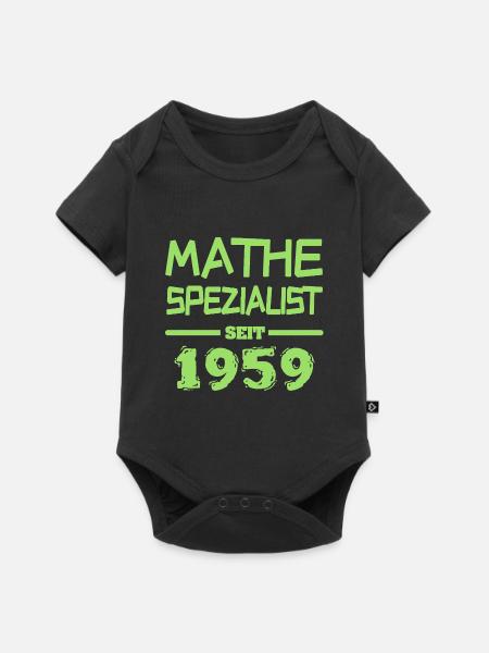 1959 1959 - Baby Premium Kurzarmbody - Schwarz