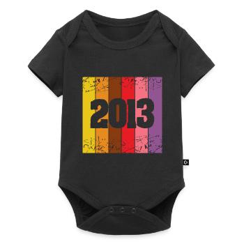 2013 - Baby Premium short-sleeve bodysuit - black - Front