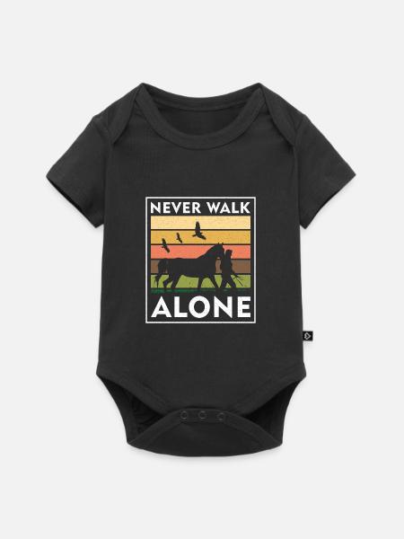 Cadeau Cheval Sport Femmes Hobby Dire Vintage - Body à manches courtes Premium Bébé - noir