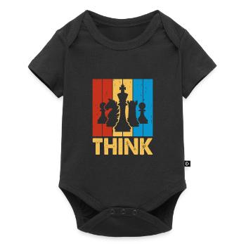 Chess Player Gift Chess Sport Chess Master - Baby Premium short-sleeve bodysuit - black - Front