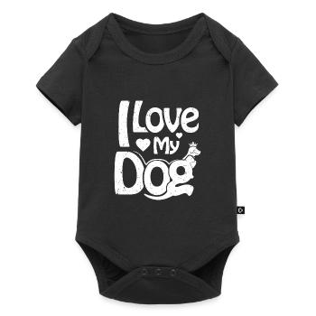 Gift Saying Pets Dog Dog Love - Baby Premium short-sleeve bodysuit - black - Front
