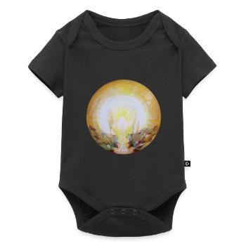 Heart of jesus - Baby Premium short-sleeve bodysuit - black - Front