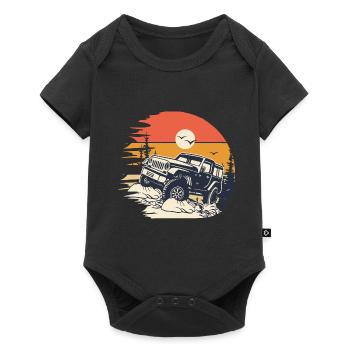 4x4 offroad 4X4 humour off road - Body à manches courtes Premium Bébé - noir - Devant