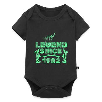 Year 1982 - Baby Premium short-sleeve bodysuit - black - Front
