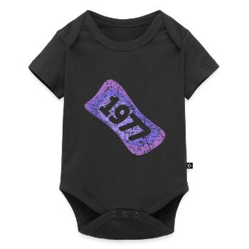 1977 - Baby Premium short-sleeve bodysuit - black - Front