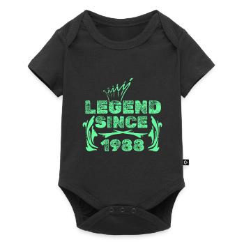 Année 1988 - Body à manches courtes Premium Bébé - noir - Devant