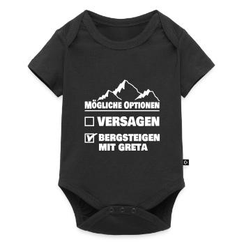 Berg Greta - Baby Premium Kurzarmbody - Schwarz - Vorne