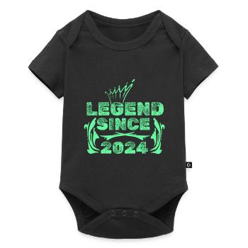 2024 - Baby Premium Kurzarmbody - Schwarz - Vorne