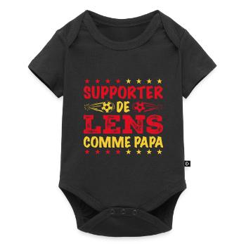 Je Suis Un Supporter De Lens Parfait - Body à manches courtes Premium Bébé - noir - Devant