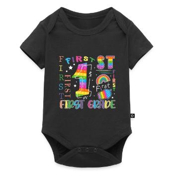 Écolier Pop It de 1ère année - Body à manches courtes Premium Bébé - noir - Devant