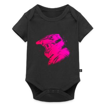 Femmes Hommes VTT Cycliste Cyclisme VTT - Body à manches courtes Premium Bébé - noir - Devant