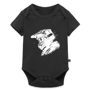 Vélo de montagne Femme VTT VTT Homme - Body à manches courtes Premium Bébé - noir - Devant