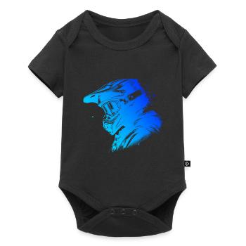 Cyclistes Hommes Femmes Vététistes Cyclisme - Body à manches courtes Premium Bébé - noir - Devant
