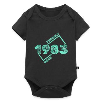 1983 - Body à manches courtes Premium Bébé - noir - Devant