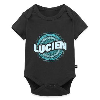 Cadeau pour Lucien - Body à manches courtes Premium Bébé - noir - Devant