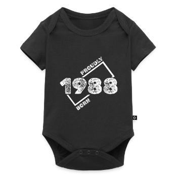 1988 - Body à manches courtes Premium Bébé - noir - Devant