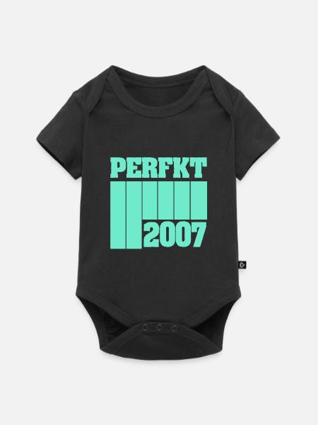 2007 - Baby Premium Kurzarmbody - Schwarz