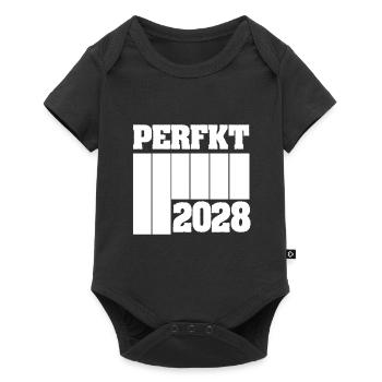 2028 - Body à manches courtes Premium Bébé - noir - Devant