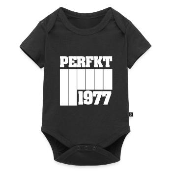 Unique en 1977 - Body à manches courtes Premium Bébé - noir - Devant