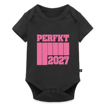 2027 - Baby Premium short-sleeve bodysuit - black - Front