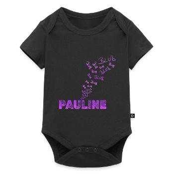 Pauline - Baby Premium short-sleeve bodysuit - black - Front