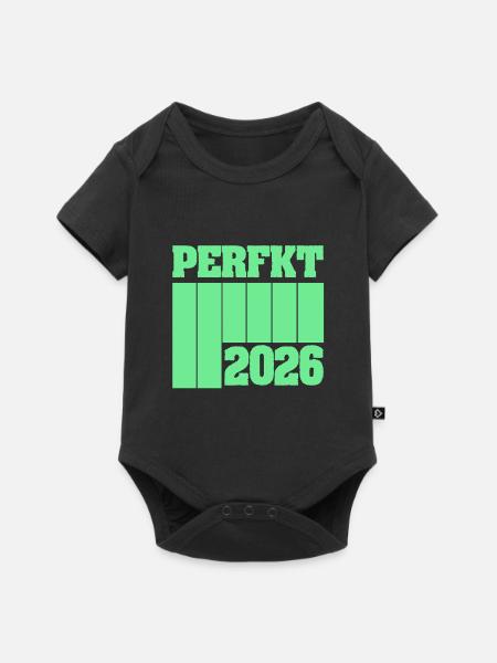 2026 - Baby Premium Kurzarmbody - Schwarz