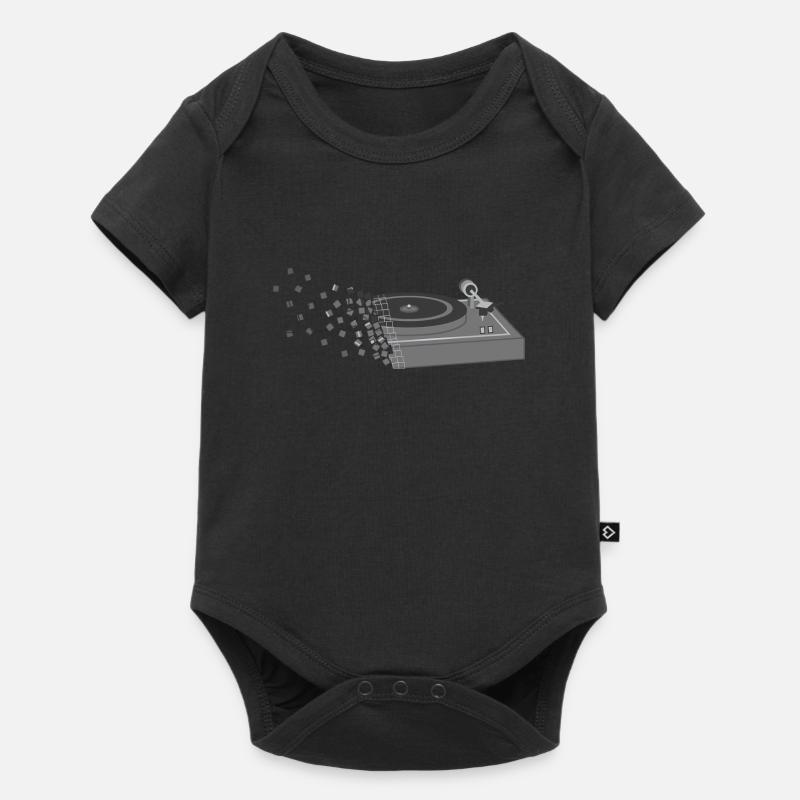 électrophone - Body à manches courtes Premium Bébé - noir