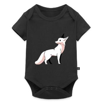 Wildlife Fox Foxes Children Arctic Snow Zoo - Baby Premium short-sleeve bodysuit - black - Front