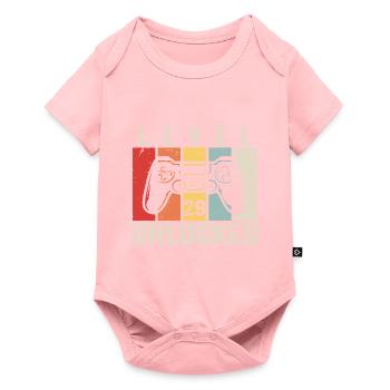 Level 29 Unlocked 29 Year Old Birthday Gift - Baby Premium short-sleeve bodysuit - rose - Front