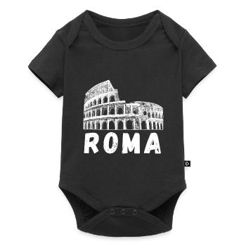 Roma Colosseum Rome Colisée Italie Souvenir - Body à manches courtes Premium Bébé - noir - Devant