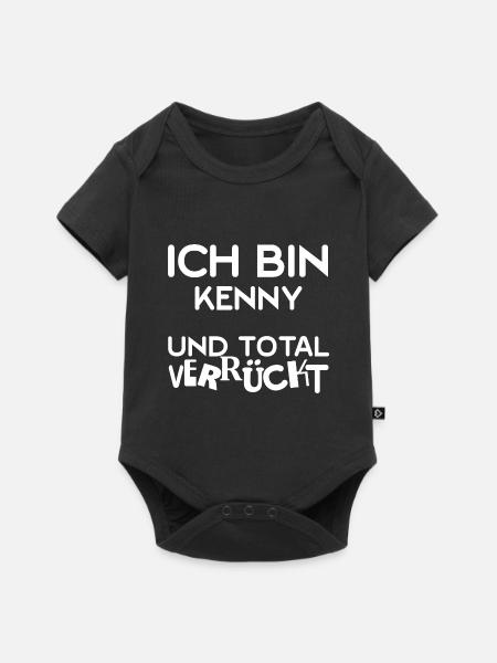 Kenny als Vorname - Baby Premium Kurzarmbody - Schwarz