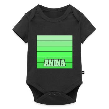 Fille Anina - Body à manches courtes Premium Bébé - noir - Devant