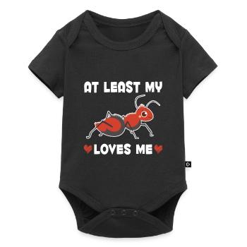 Ant loves me funny insect collector - Baby Premium short-sleeve bodysuit - black - Front