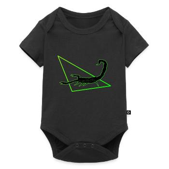 Scorpion en vert - Body à manches courtes Premium Bébé - noir - Devant