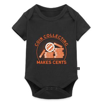 Coin Collection Coin Collectors Numismatics Coin Collections - Baby Premium short-sleeve bodysuit - black - Front