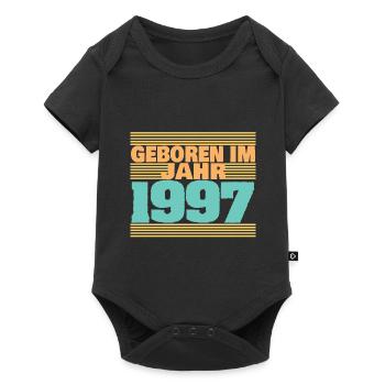 1997 - Baby Premium Kurzarmbody - Schwarz - Vorne